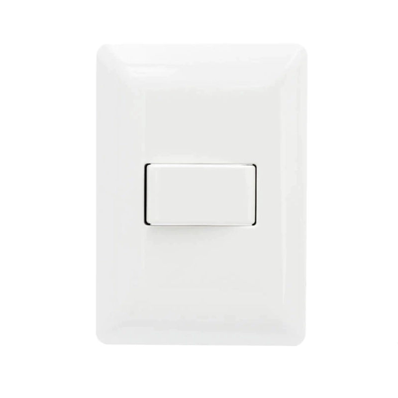 INTERRUPTOR SIMPLE PARED MURO 250V 10A PHILCO BLANCO - 1