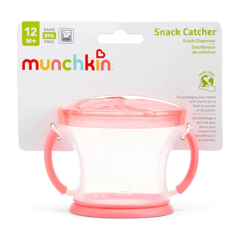VASO CONTENEDOR ANTIDERRAMES 12M+ MUNCHKIN COLOR ROSA - 5