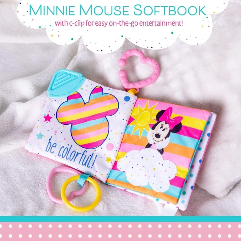 LIBRO SENSORIAL DISNEY CON MORDEDOR MINNIE - 2