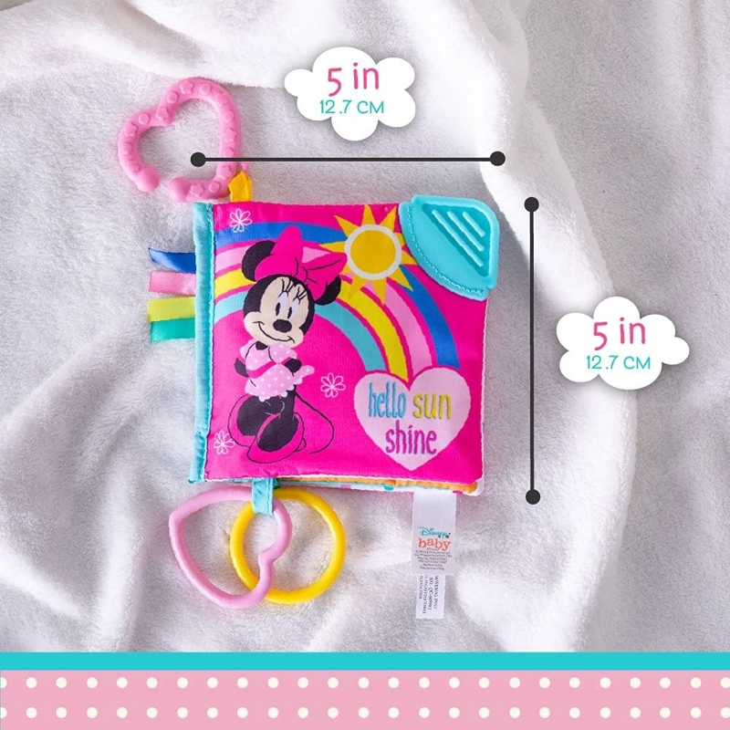 LIBRO SENSORIAL DISNEY CON MORDEDOR MINNIE - 5