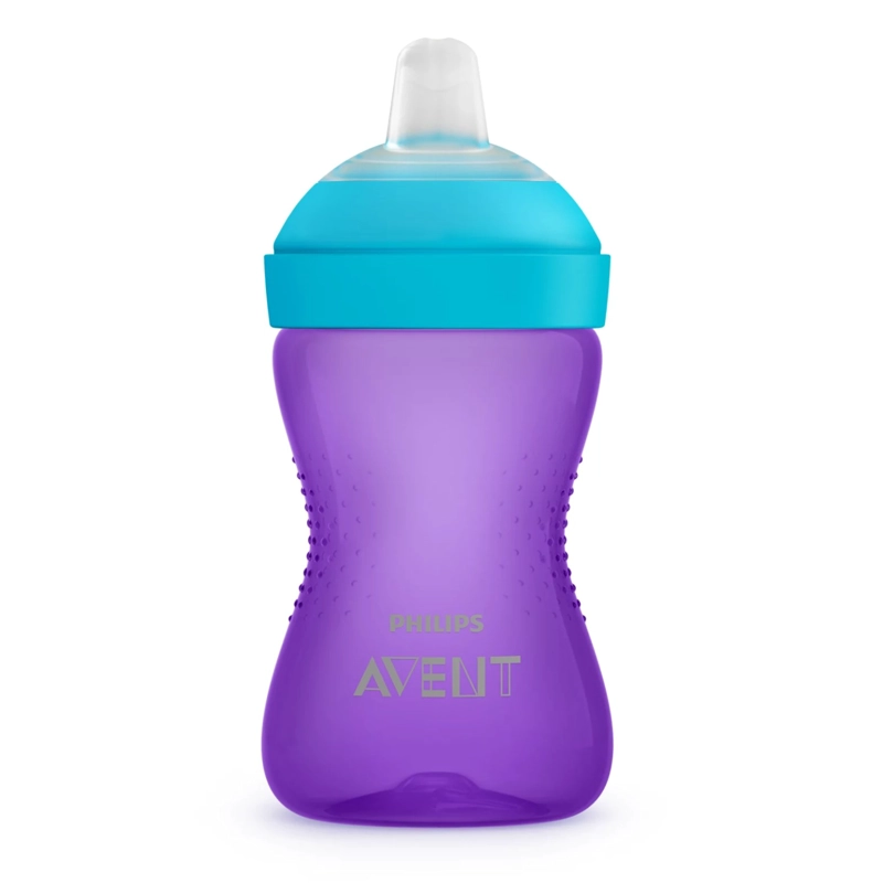 VASO CON BOQUILLA BLANDA AVENT SCF802/02 300ML 9M+ MORADO - 1