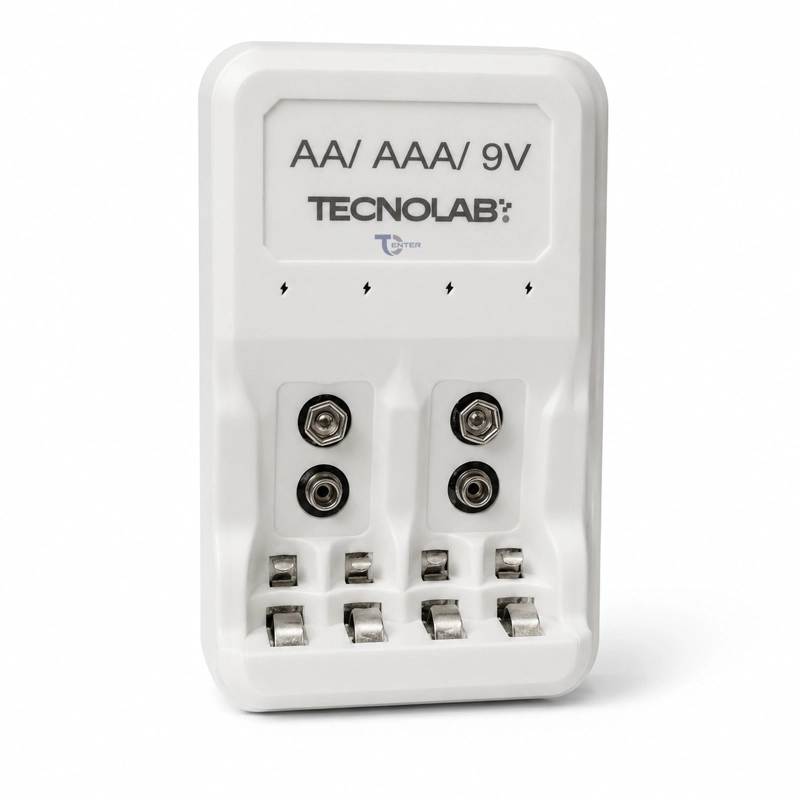 CARGADOR PILAS TECNOLAB TL833 AA AAA 9V - 5