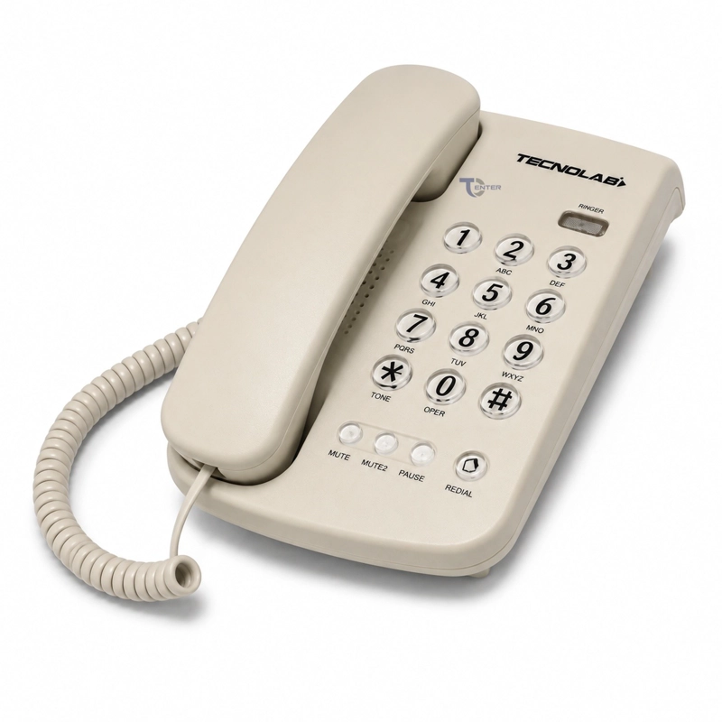 TELE FONO SOBREMESA TECNOLAB TL483 BLANCO - 1