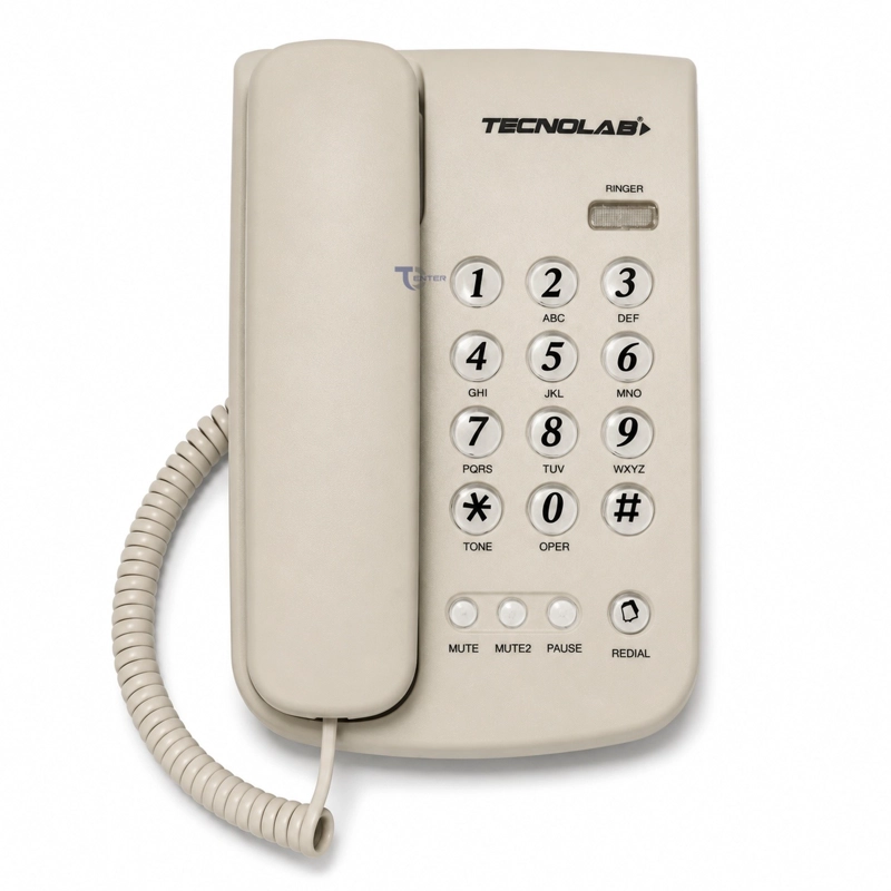 TELE FONO SOBREMESA TECNOLAB TL483 BLANCO - 2