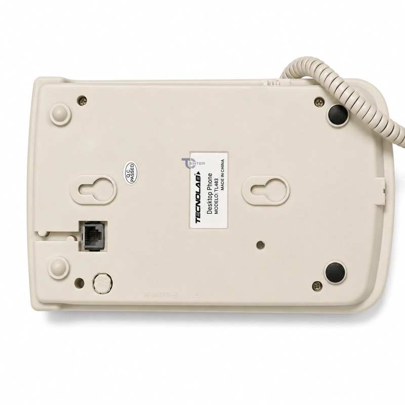 TELE FONO SOBREMESA TECNOLAB TL483 BLANCO - 4