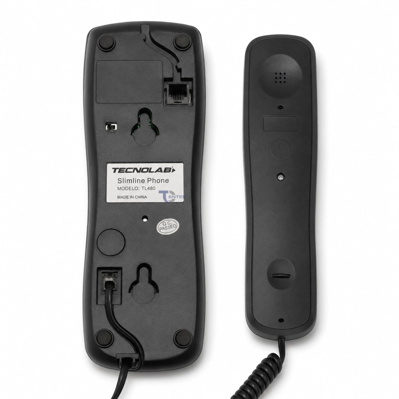 TELE FONO FIJO GONDOLA TECNOLAB TL480BK NEGRO - 4