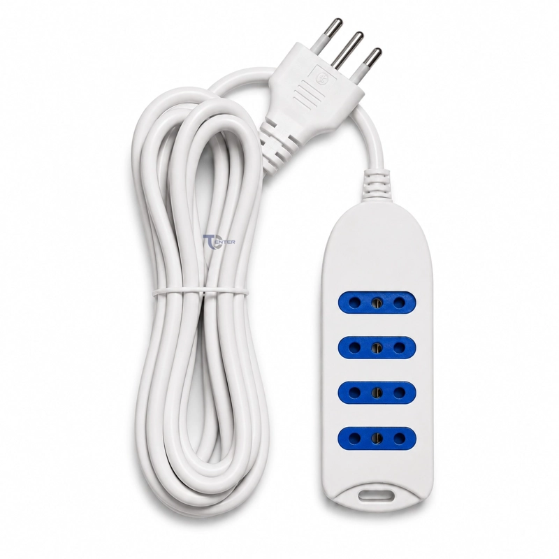 ALARGADOR RAIMAX 5M 4 TOMAS RM0061W BLANCO - 2