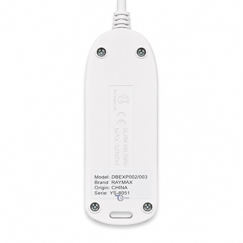 ALARGADOR RAIMAX 5M 4 TOMAS RM0061W BLANCO - 4