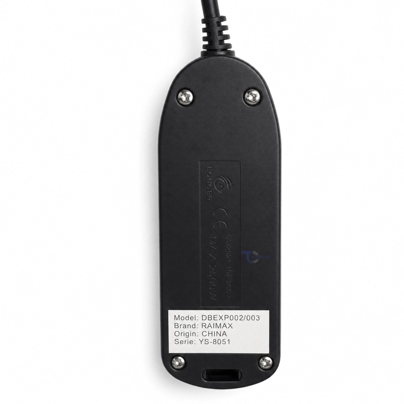 ALARGADOR RAIMAX 4 POS 1,5M RM0062BK NEGRO - 4