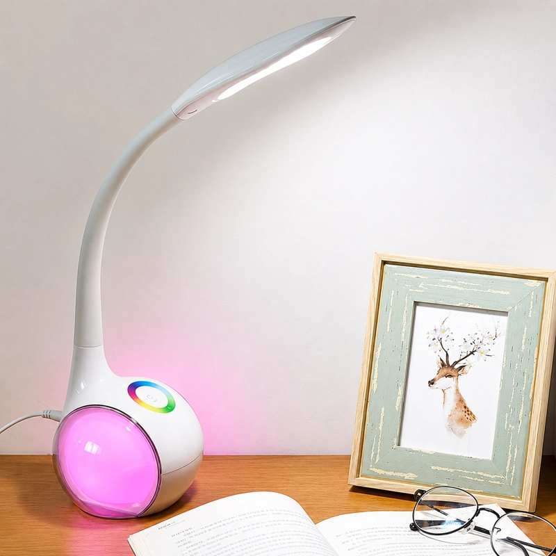 LAMPARA LED RGB FLEXIBLE CON PARLANTE BLUETOOTH DBG240 - 2
