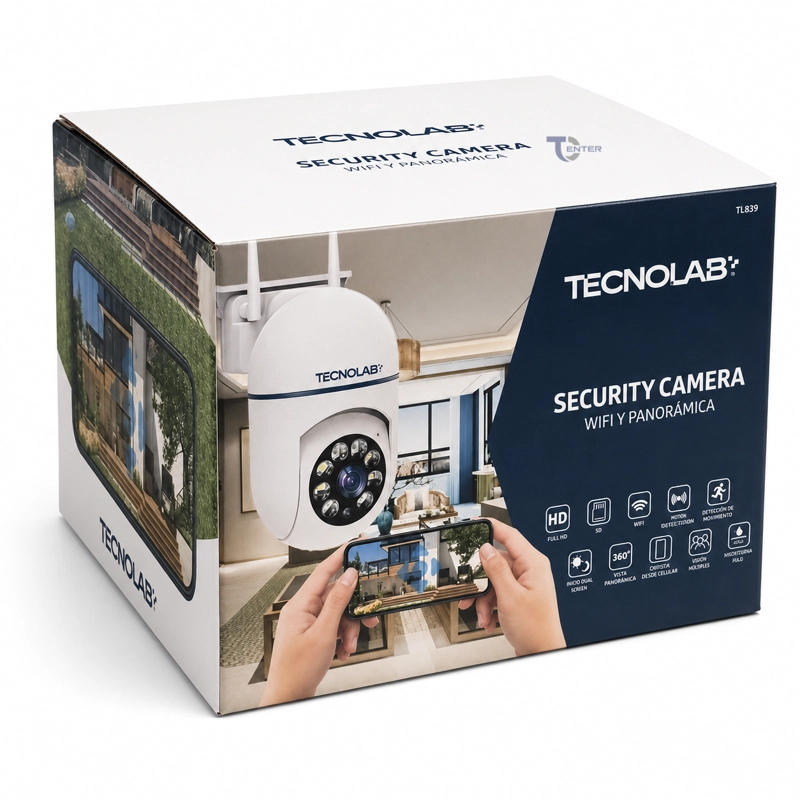 CAMARA WIFI PANORAMICA 360° FULL HD TECNOLAB TL839 - 4