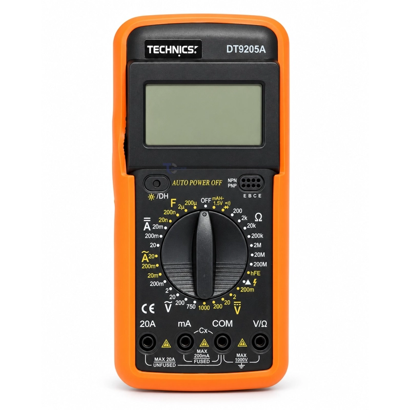 TESTER MULTIMETRO DIGITAL TECHNICS TEC0001 - 2