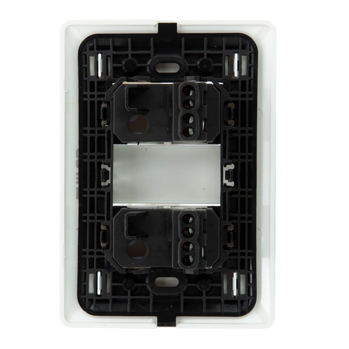 INTERRUPTOR DOBLE PARED MURO 250V 10A PHILCO BLANCO - 3