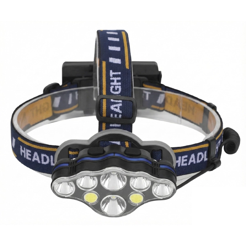 LINTERNA CINTILLO LED TECNOLAB 8 FOCOS RECARGABLE TL144 - 5