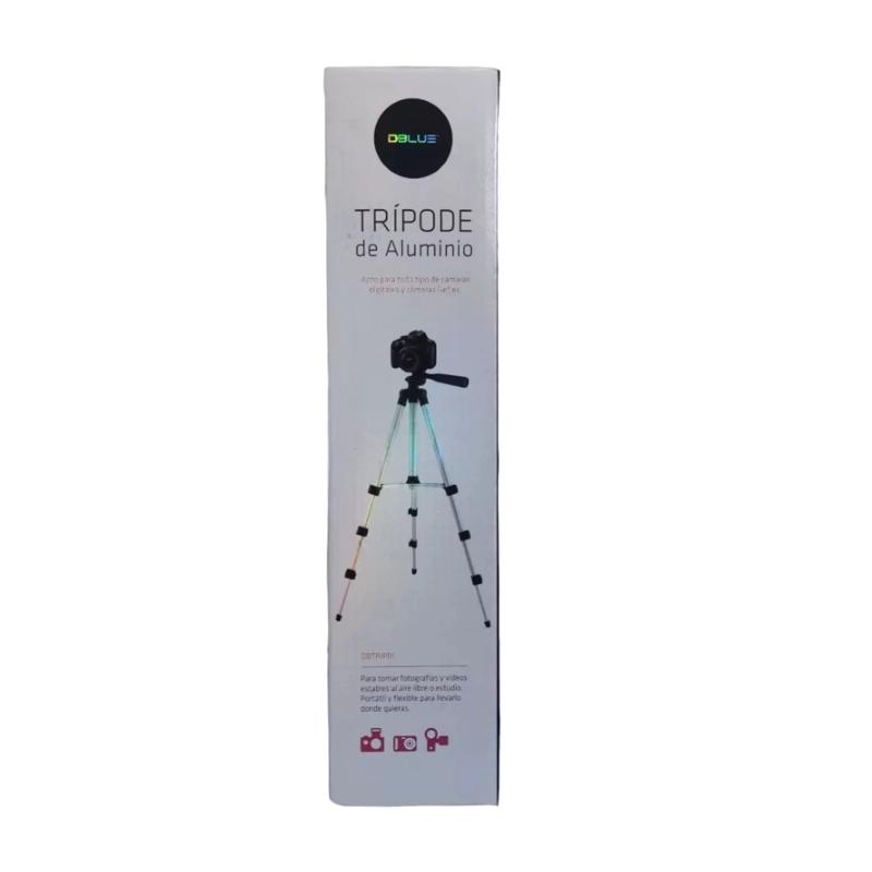 TRIPODE DE ALUMINIO DBLUE PARA CAMARAS DBTRP01 - 2
