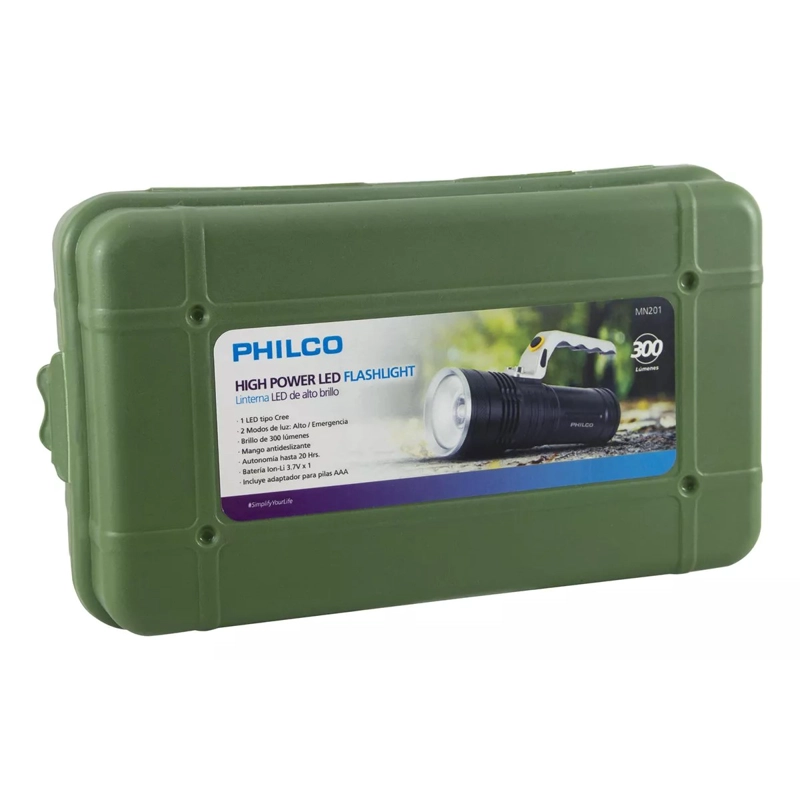 LINTERNA LED CREE PHILCO RECARGABLE MN201 - 5