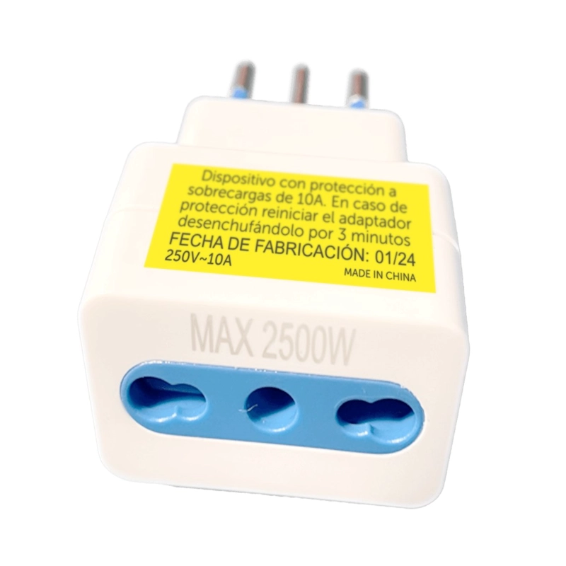 ENCHUFE ADAPTADOR BIPASO MACROTEL 10/16 2500W - 2