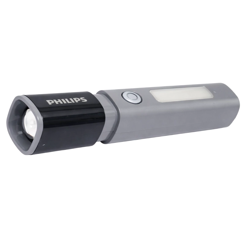 LINTERNA LED PHILIPS 10W RECARGABLE ZOOM 150M 4 MODOS - 2
