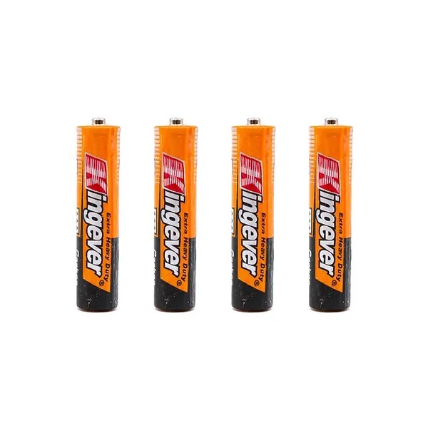 PACK 4 PILAS KINGEVER AAA CARBON BATTERY R03 - 3