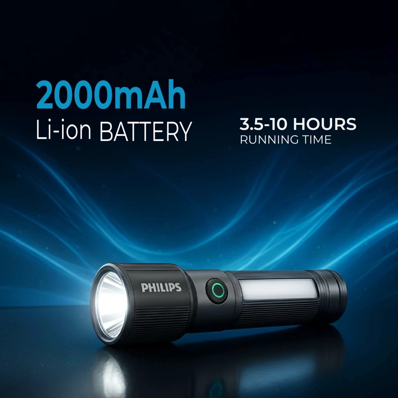 LINTERNA LED RECARGABLE 330LM 7W SFL2153/56 PHILIPS - 5