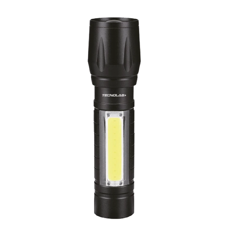 LINTERNA DE BOLSILLO LED COB + XPE Y ZOOM TECNOLAB TL545 - 2
