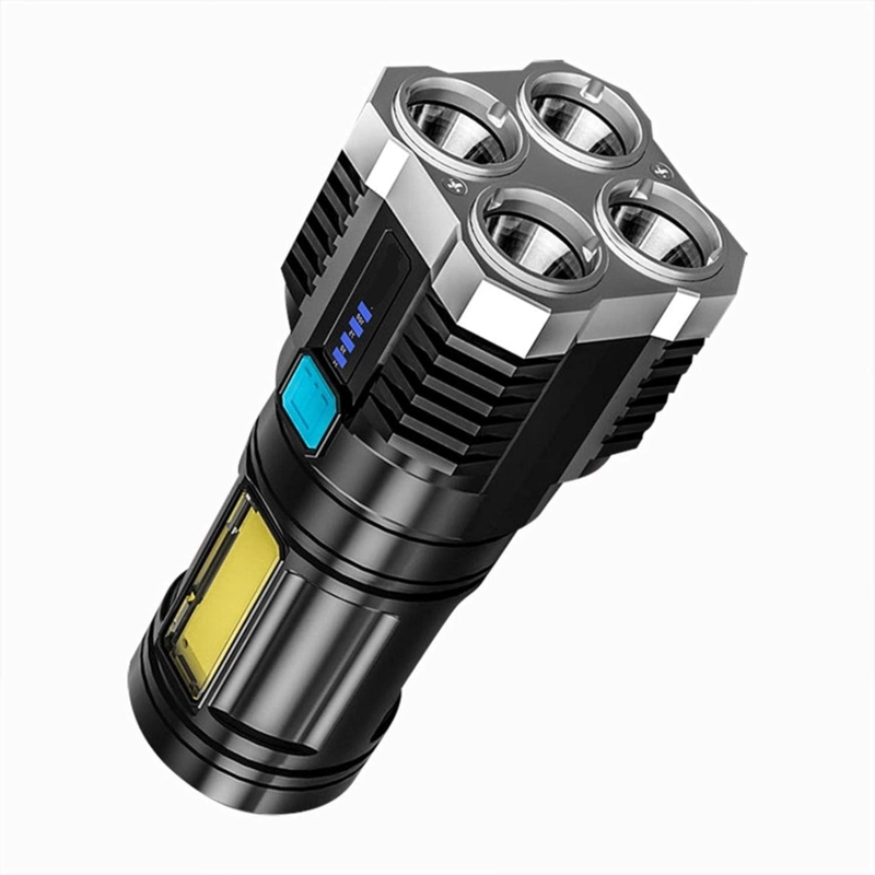 LINTERNA TECNOLAB DE MANO 4+1 LED COB TL544 - 1