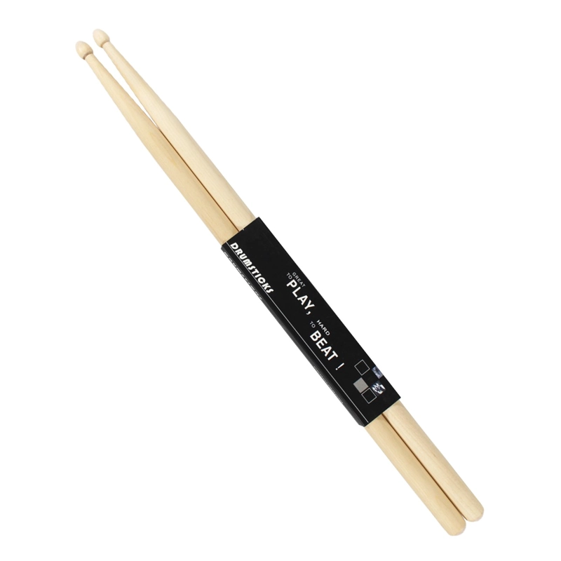 BAQUETAS PARA BATERIA DE MADERA 5A HENDRIX HX0081 - 1