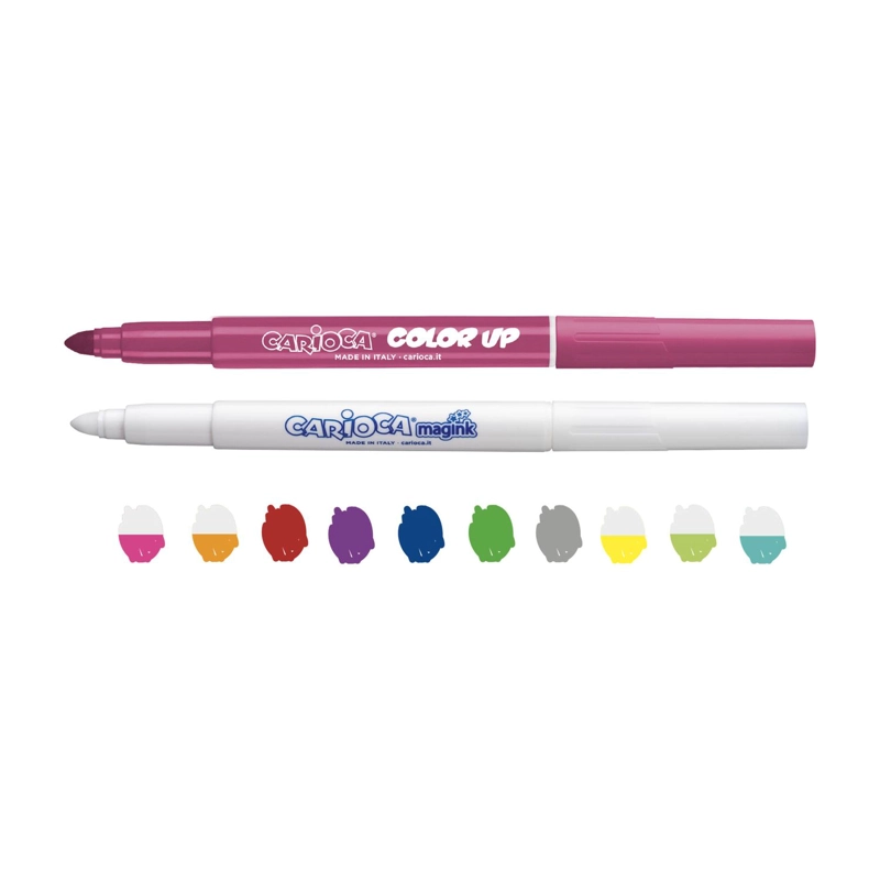 PLUMONES CARIOCA MAGIC COLOR UP 10 UNIDADES CON 5 MAGINKS - 2