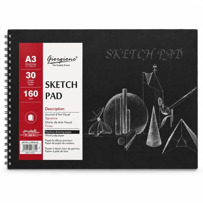 SKETCH PAD GIORGIONE G-SK30 A3 HORIZONTAL 160 G · 30 HOJAS - 2