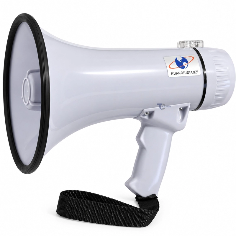 MEGAFONO GENE RICO HQ-1088 25W CON SIRENA Y GRABADORA - 1