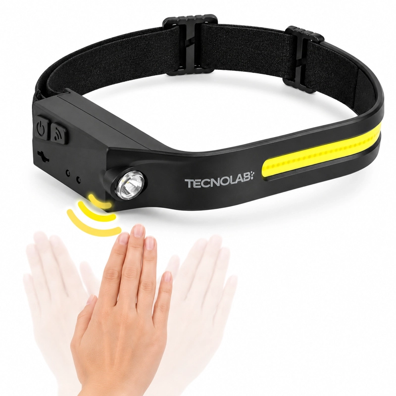 LINTERNA CINTILLO LED RECARGABLE SENSOR TECNOLAB TL546 - 4