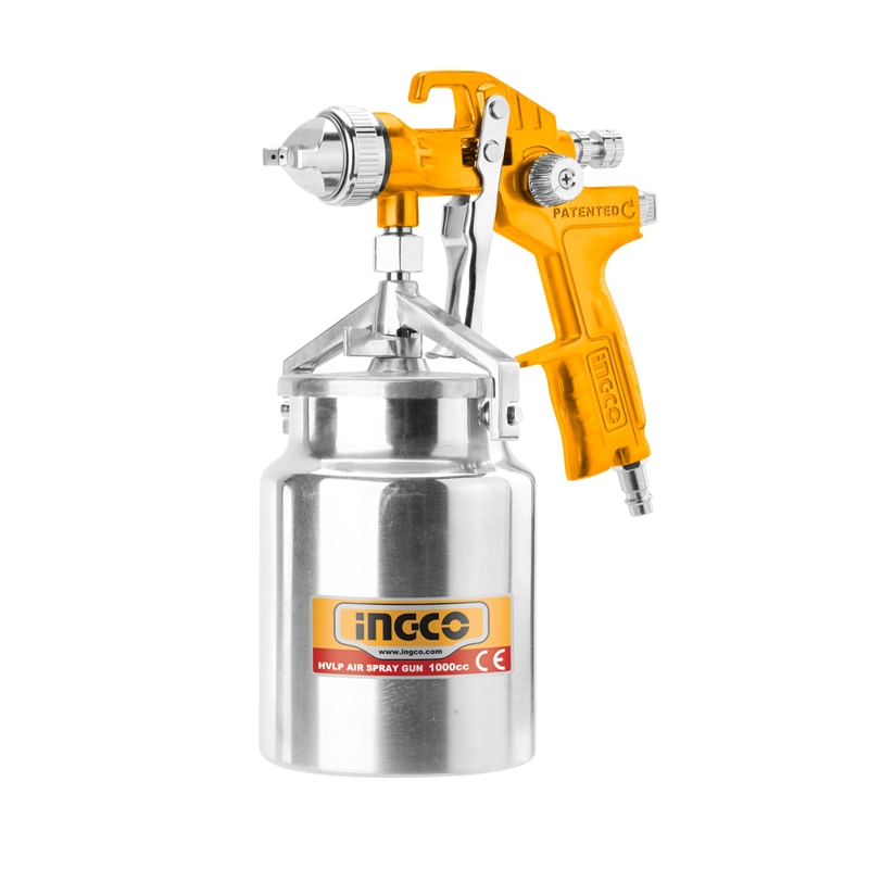 PISTOLA DE PINTAR INDUSTRIAL NEUMATICA 1,4MM HVLP 1000CC - 2