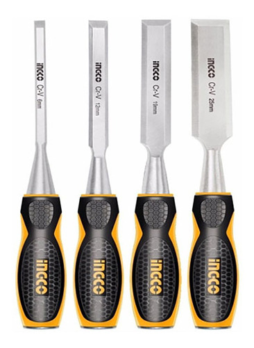 SET FORMONES PARA MADERA INDUSTRIAL 4 PIEZAS INGCO HKTWC0401 - 1