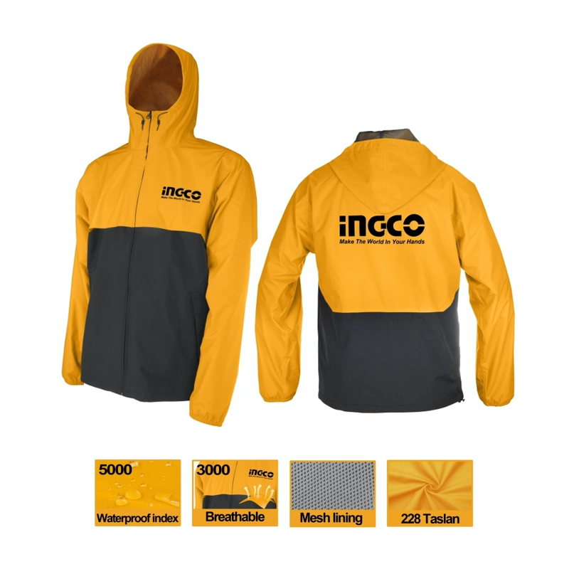 CHAQUETA IMPERMEABLE TALLA XXL INGCO HJATL2281.XXL - 1