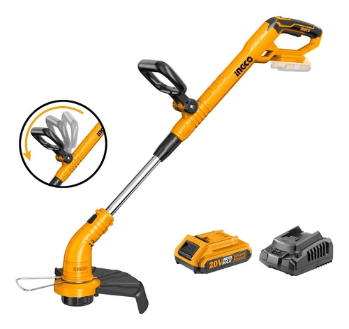 ORILLADORA INALAMBRICA + BATERIA 2AH Y CARGADOR RAPIDO 20V - 1