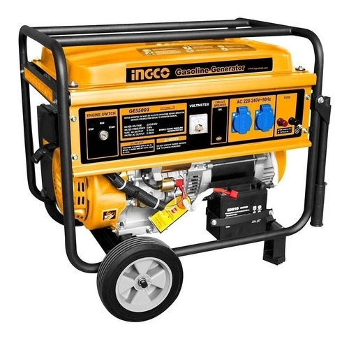 GENERADOR INGCO GE55003 5.5 KW A GASOLINA - 1