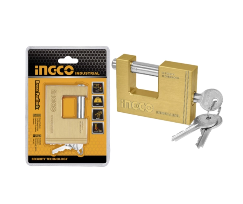 CANDADO DE SEGURIDAD BLOQUE TIPO C INDUSTRIAL 70MM INGCO - 2