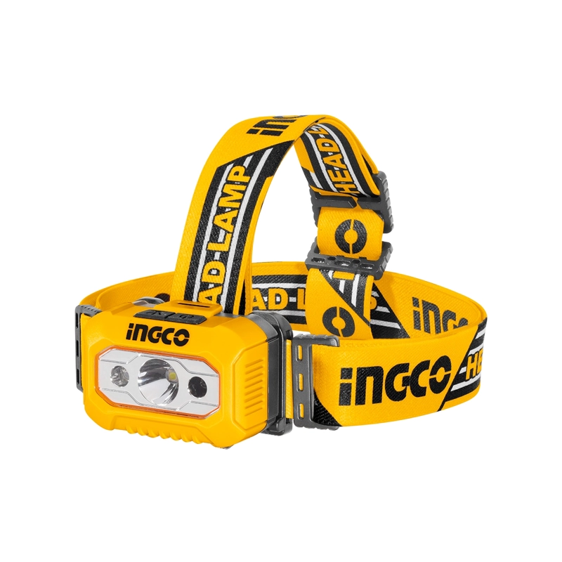 LINTERNA INGCO HHL013AAA8 LED FRONTAL A PILAS INDUSTRIAL 100-200 LUM - 1