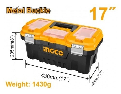 CAJA DE HERRAMIENTAS PLASTICA 20LT INGCO PBX1702 - 2