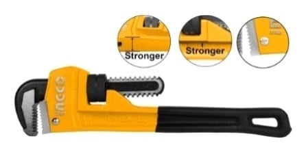 LLAVE INGCO TUBO AJUSTABLE INDUSTRIAL 250 MM/10' HPW0810 - 1