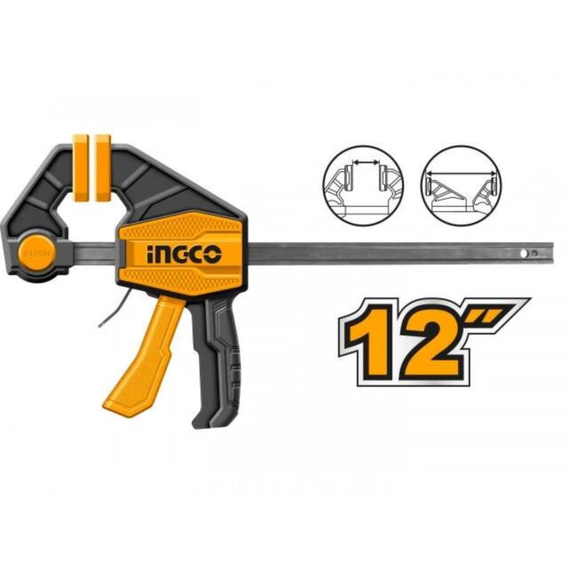 PRENSA SARGENTO INGCO RAPIDA INDUSTRIAL 63X300MM - 2