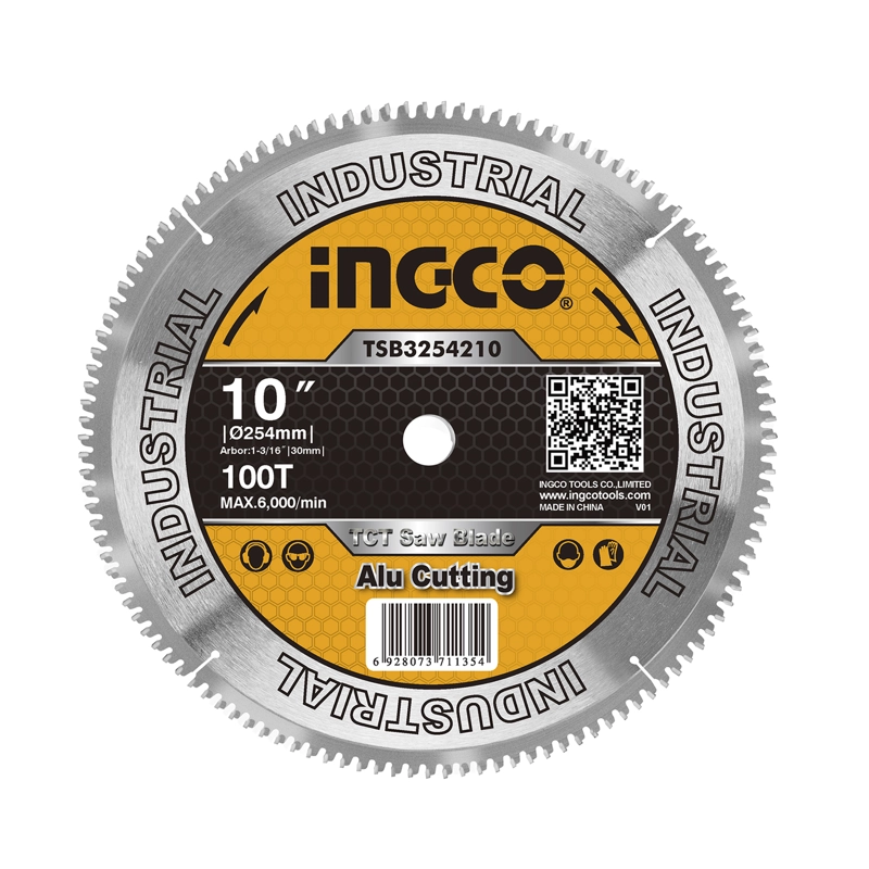 DISCO DE SIERRA CIRCULAR  INDUSTRIAL ALUMINIO 100T 254MM 10' - 1