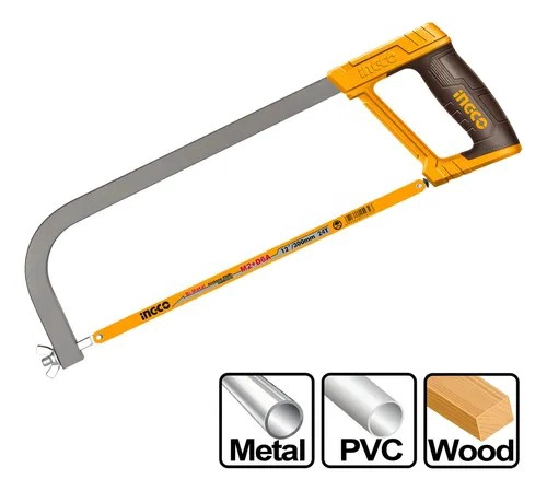 ARCO DE SIERRA MANGO ANTIDESLIZANTE 300MM/12' INGCO SS - 3