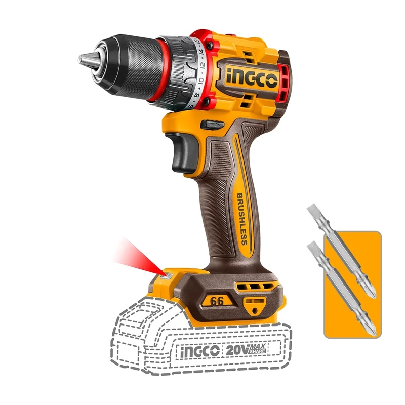 TALADRO ATORNILLADOR BL INDUST INALAMBRICO COMPACT 20V/13MM - 1