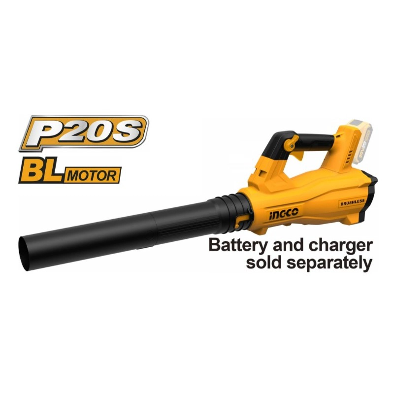 SOPLADOR BL INALAMBRICO VEL/REG 20V 8,5M³/MIN INGCO - 1