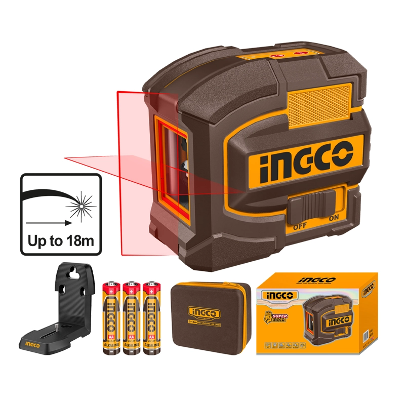 NIVEL LASER TIPO CRUZ 18M INGCO HLL156503 - 2