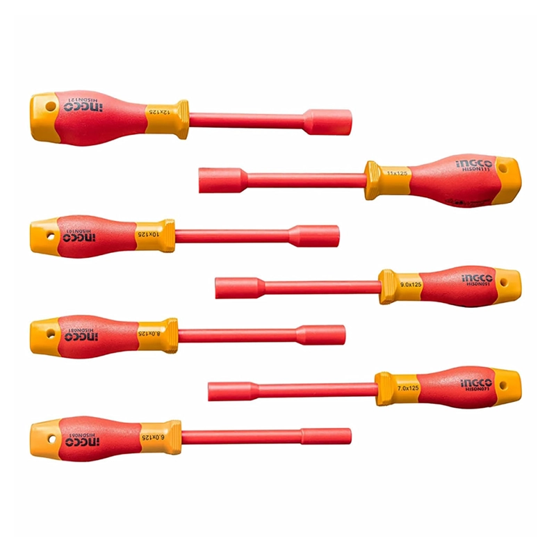SET DESTORNILLADOR HEX INDUSTRIAL AISLADO VDE 6-12MM 7 PZS - 1