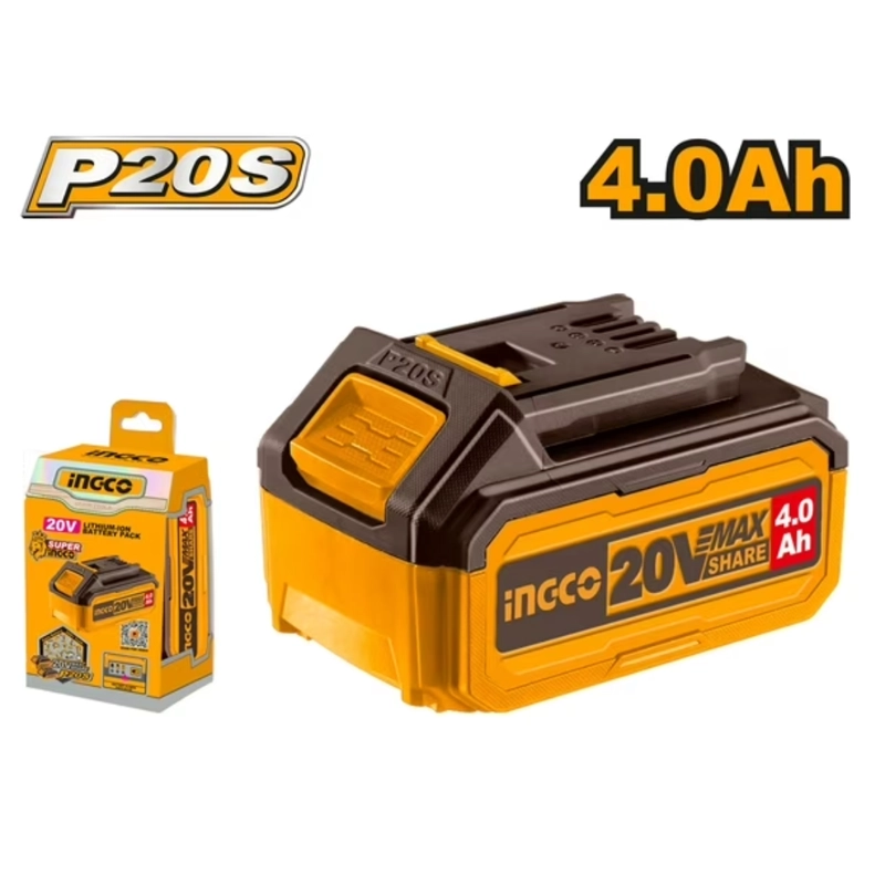 BATERIA INDUSTRIAL P20S 4AH 20V INGCO - 2