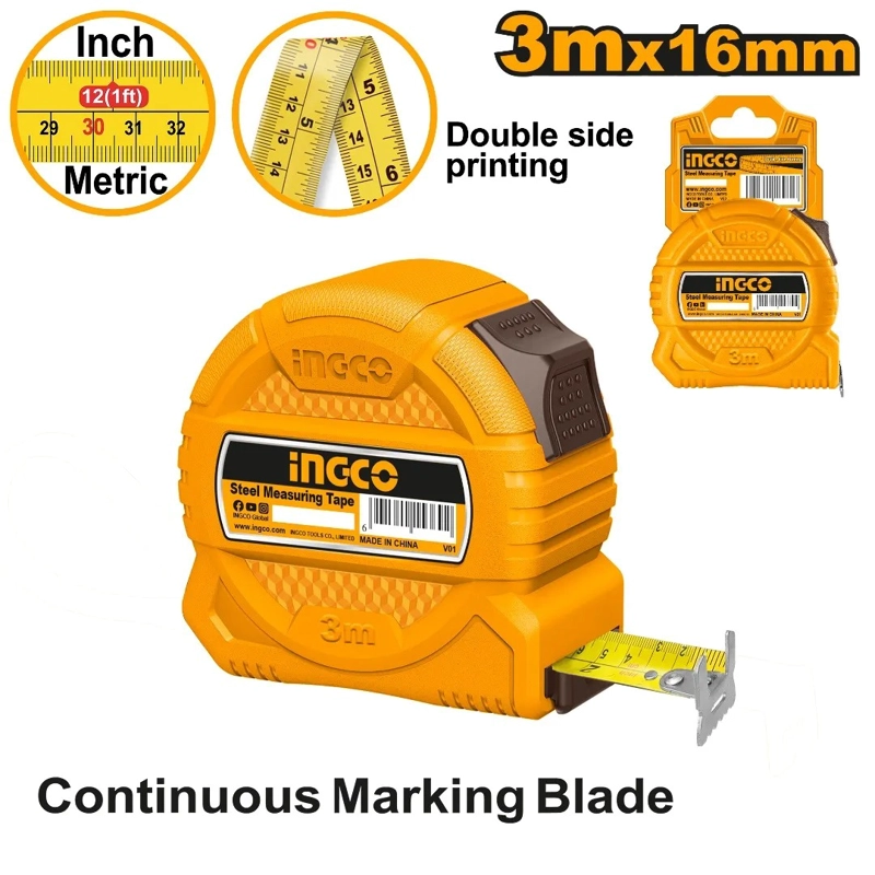 HUINCHA METRICA 16MMX3M INGCO HSMT39316 - 2