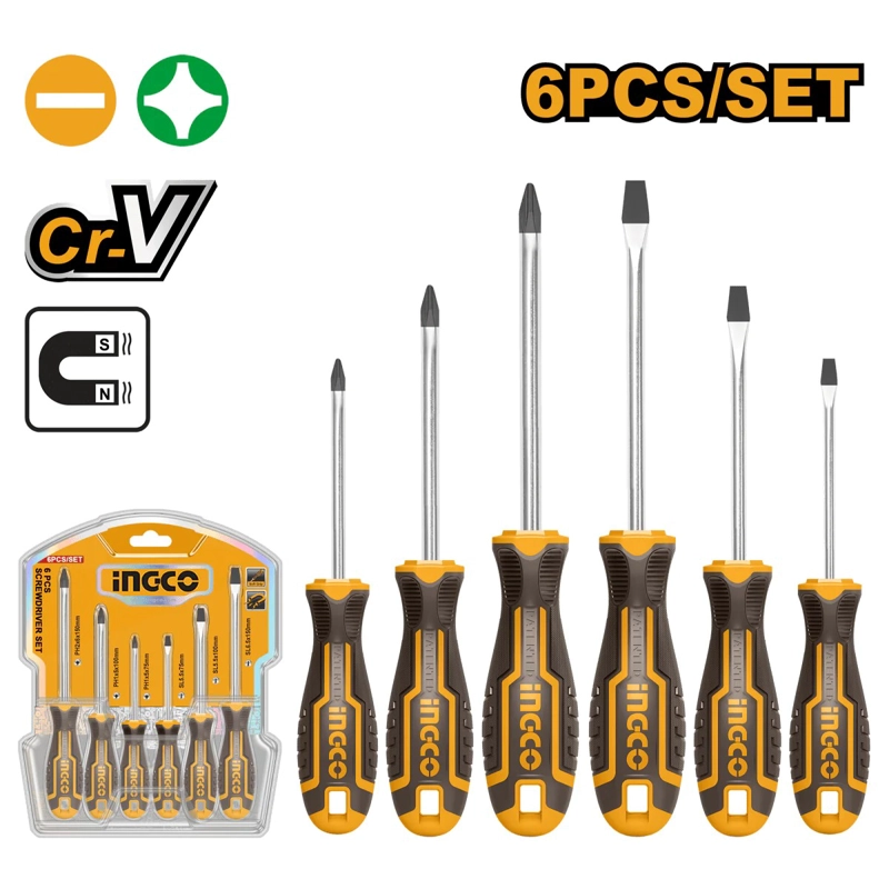 SET DESTORNILLADOR INGCO PH/SL 6 PIEZAS - 3